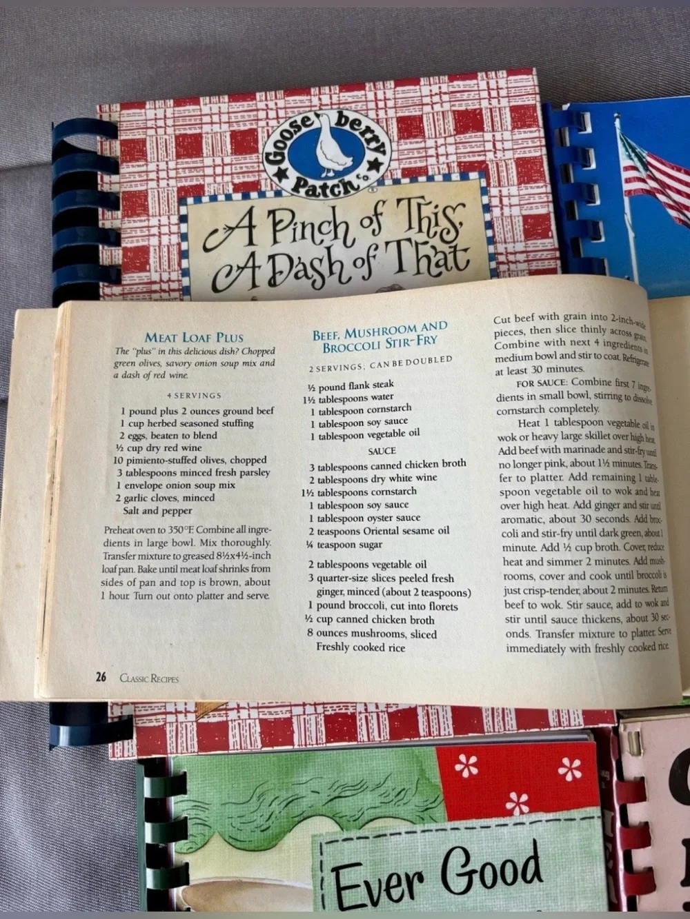 Assorted Cookbook Lot – Red, Blue, Green, Pink Covers